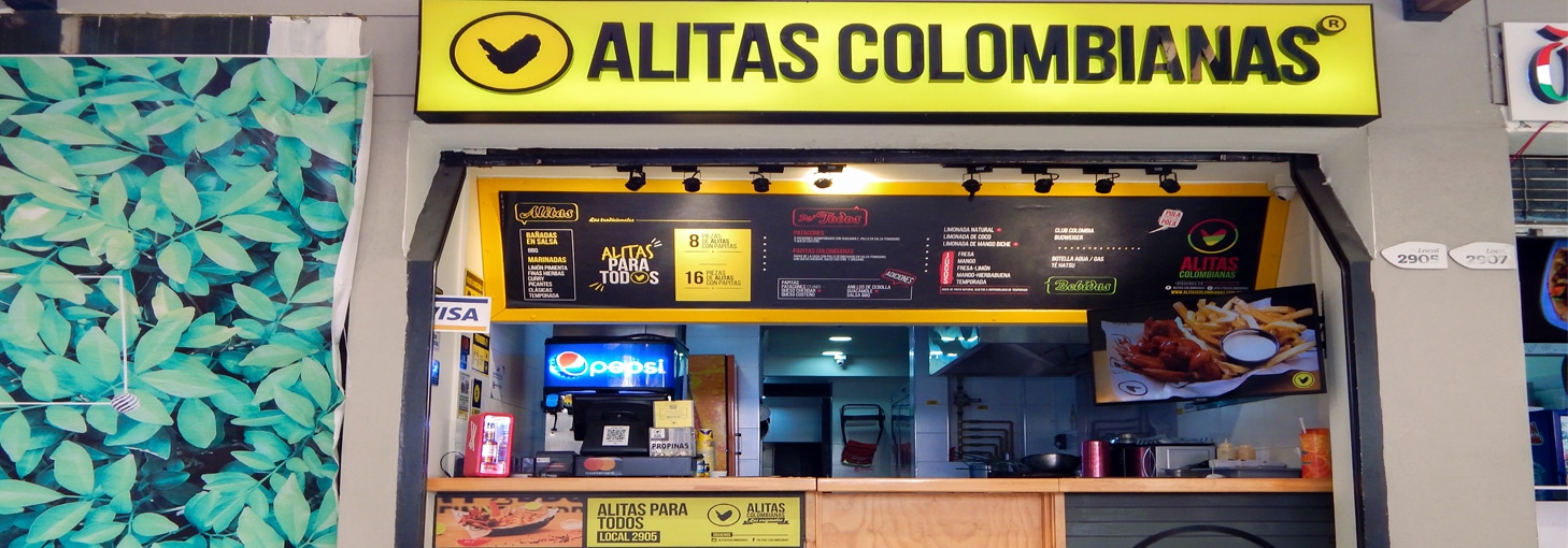 Alitas Colombianas Plaza de las Américas