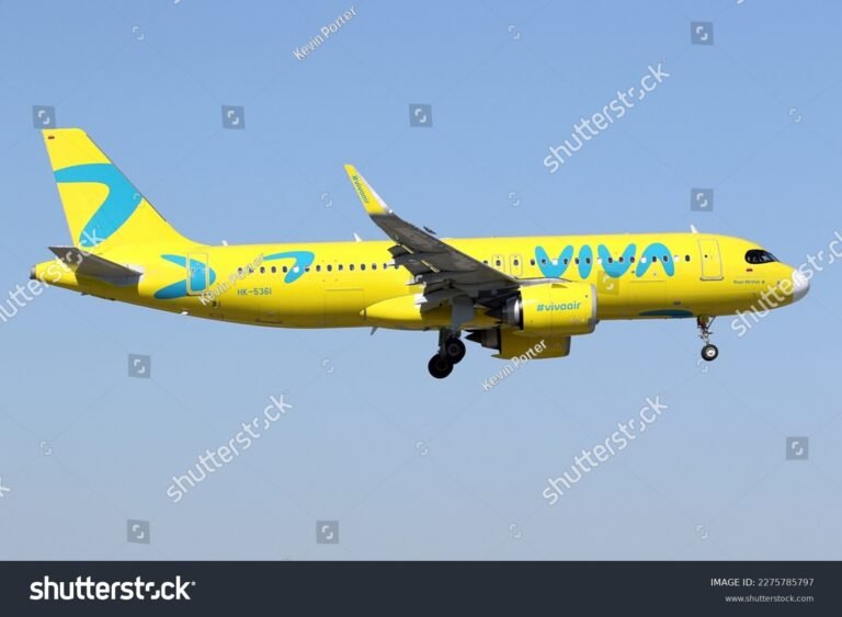 Qué Está Sucediendo Con Viva Air en Colombia Actualmente 2 avion de viva air en el cielo colombiano