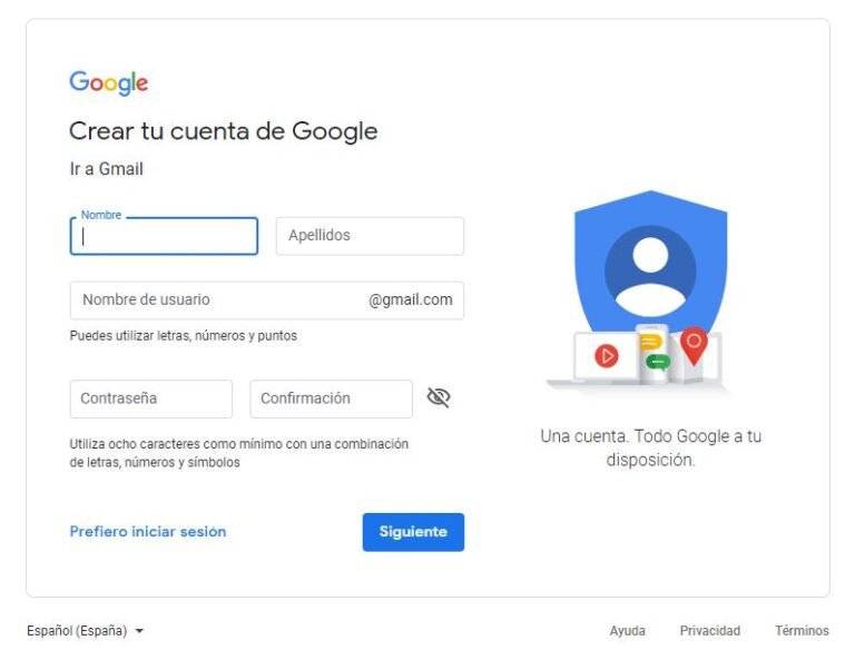 Cómo crear y acceder a tu cuenta de correo electrónico en Gmail 6 como crear y acceder a tu cuenta de correo electronico en gmail